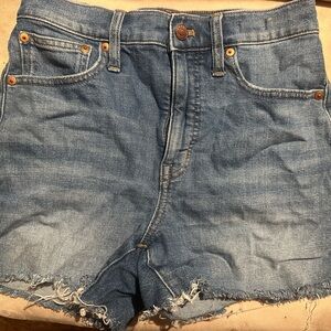 Madewell Blue Denim Women Shorts, Size 25